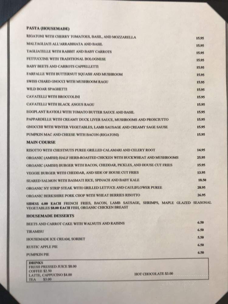 Beets and Carrots - Brooklyn, NY menu_pic