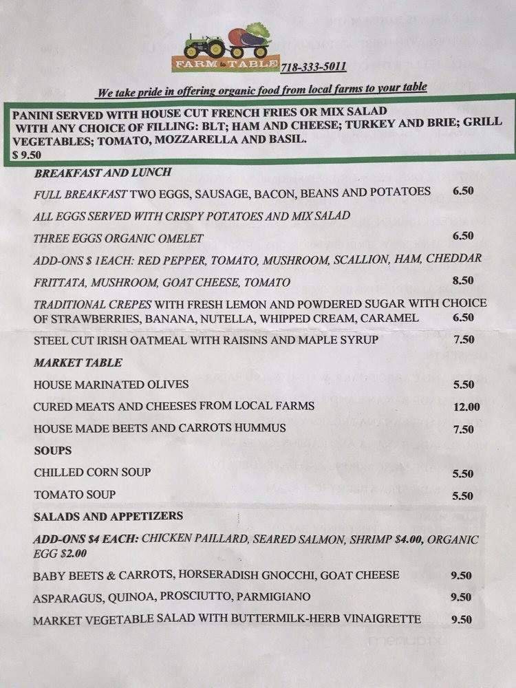 Beets and Carrots - Brooklyn, NY menu_pic