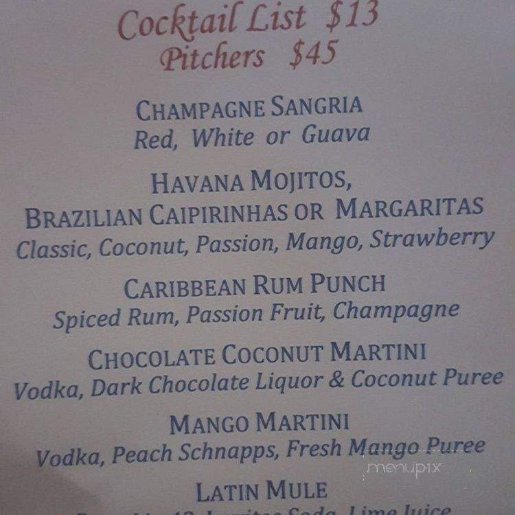 Havana Social - Brooklyn, NY menu_pic