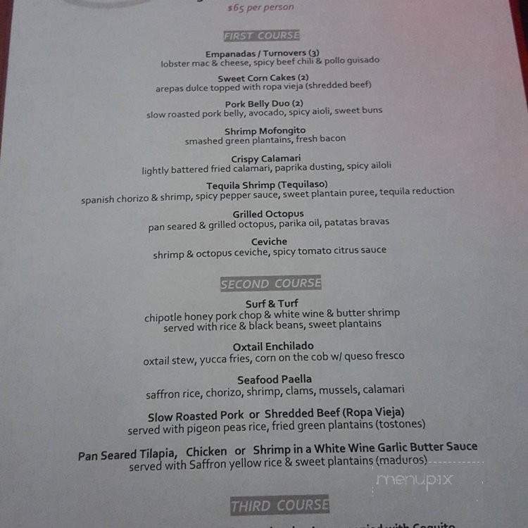 Havana Social - Brooklyn, NY menu_pic