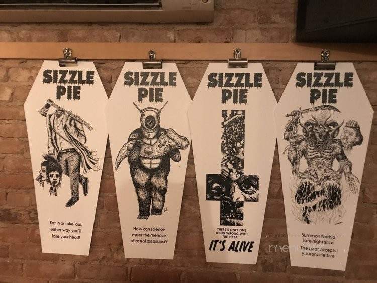 Sizzle Pie - Brooklyn, NY menu_pic