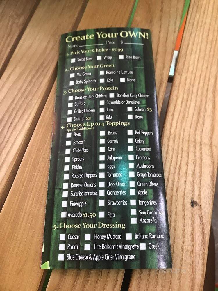 Twisted Rootz - Brooklyn, NY menu_pic