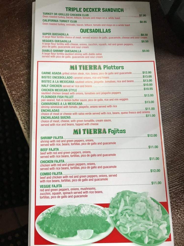 Mi Tierra Restaurant - Brooklyn, NY menu_pic