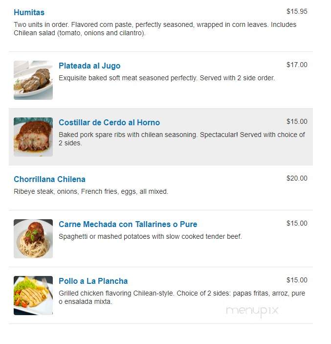 La roja de todos - Queens, NY menu_pic