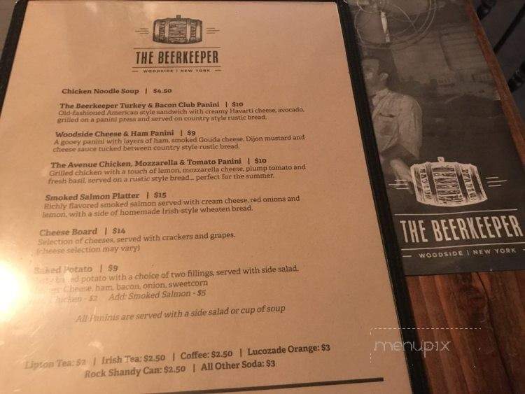 The Beerkeeper - Woodside, NY menu_pic