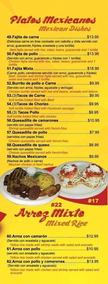 Gusto Latino - Hempstead, NY menu_pic