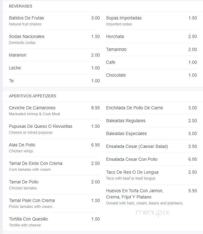 La Union - Hempstead, NY menu_pic