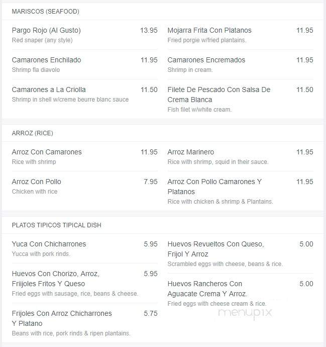 La Union - Hempstead, NY menu_pic