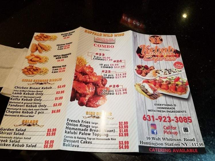 Kebab Express Halal Grill - Huntington Station, NY menu_pic