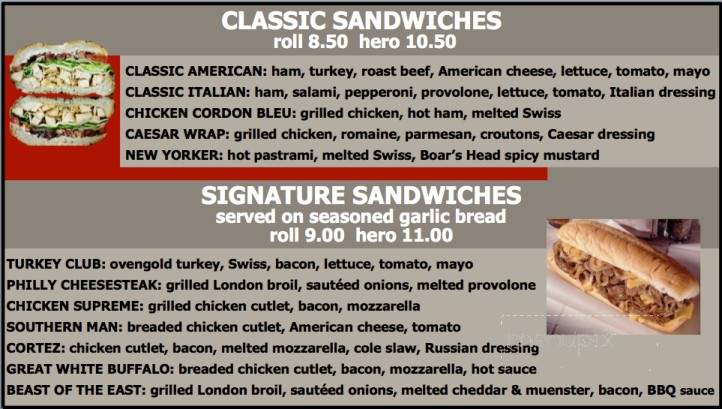 The Bigger Bagel & Deli - Miller Place, NY menu_pic