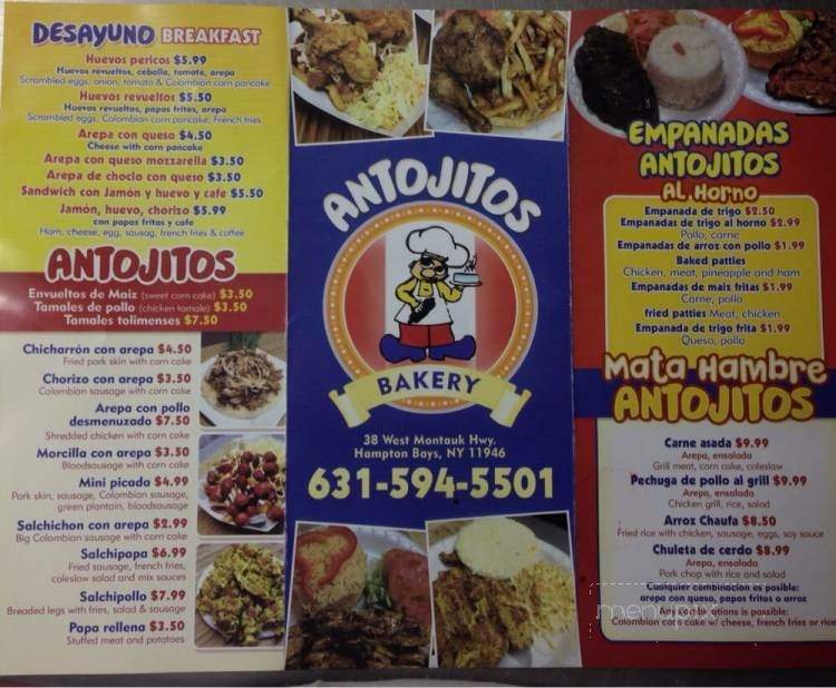Antojito's Bakery - Hampton Bays, NY menu_pic