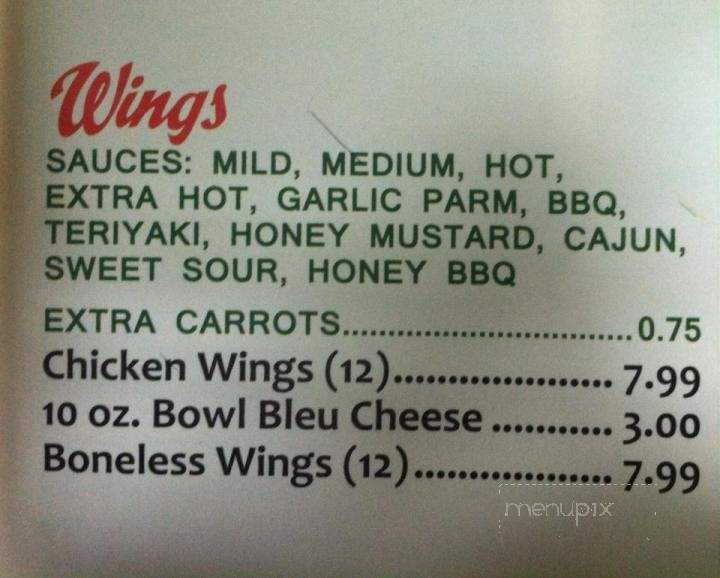 New York City Pizza - Gloversville, NY menu_pic