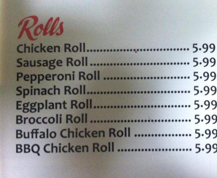 New York City Pizza - Gloversville, NY menu_pic
