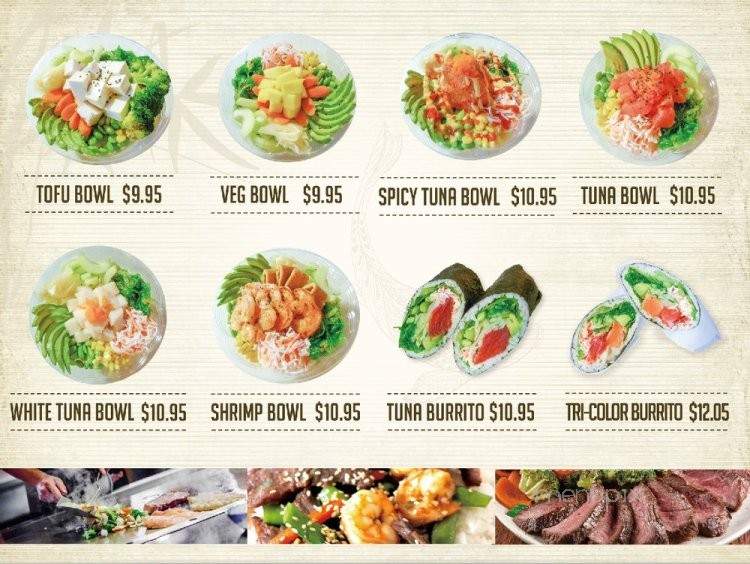 Kobe Hibachi - Latham, NY menu_pic