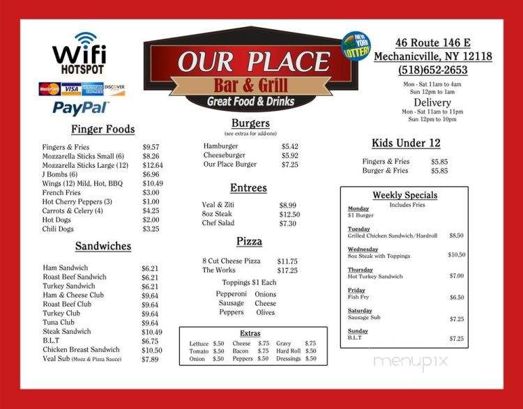 /31048507/Our-Place-Bar-and-Grill-Mechanicville-NY - Mechanicville, NY
