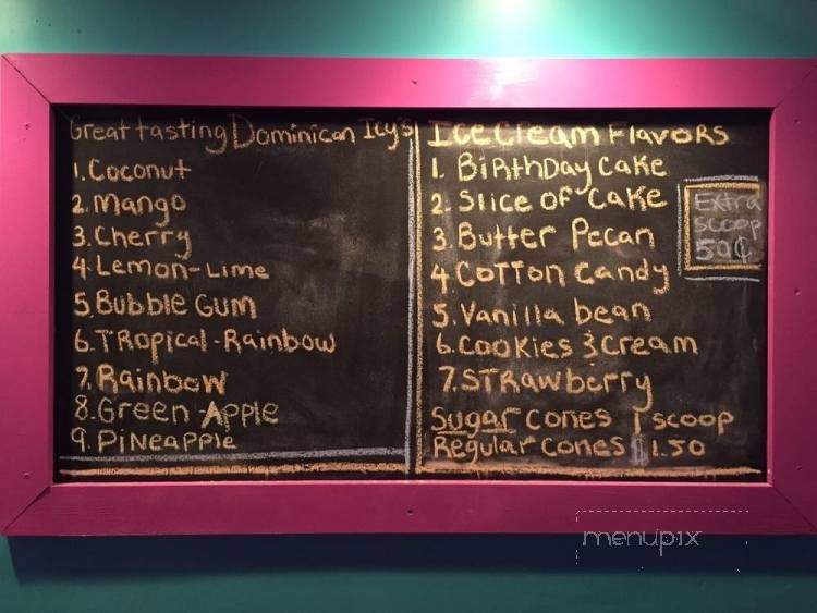 CoCo Mango - Troy, NY menu_pic