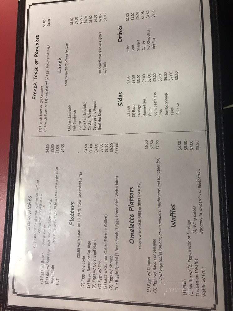 The Breakfast Spot - Albany, NY menu_pic