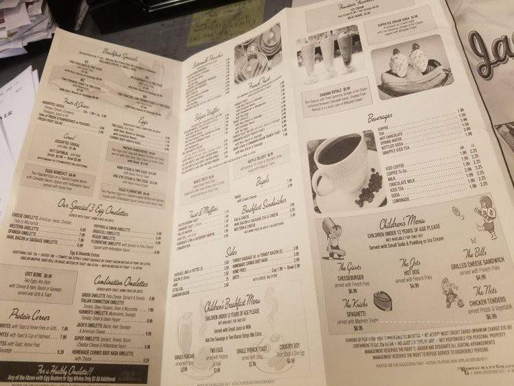 Jack's diner II - Albany, NY menu_pic