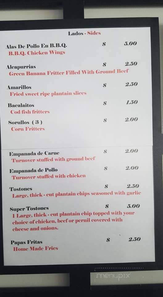 La Cocinita Latin Restaurant - Ellenville, NY menu_pic