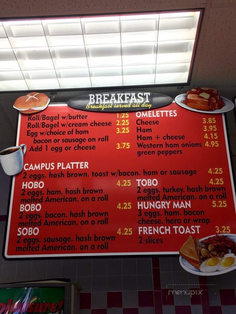 Campus Deli - Poughkeepsie, NY menu_pic