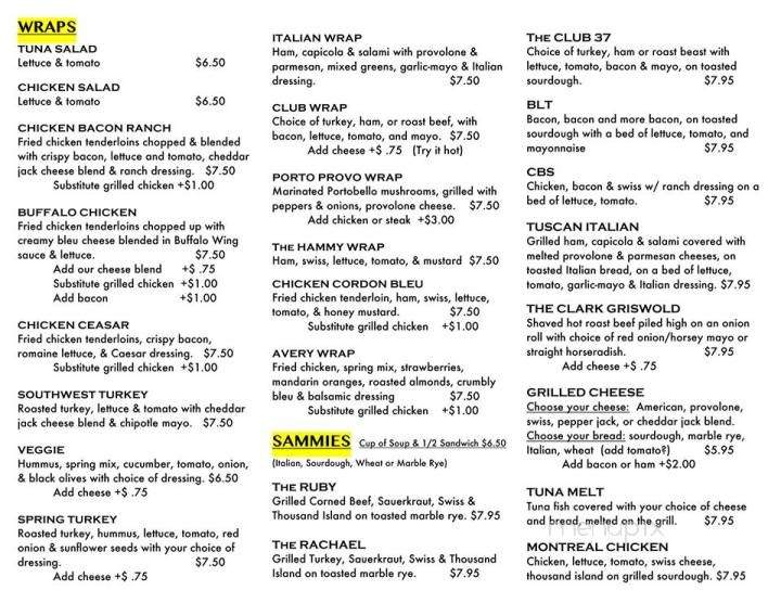 The Chickadee Human Eatery - Cicero, NY menu_pic