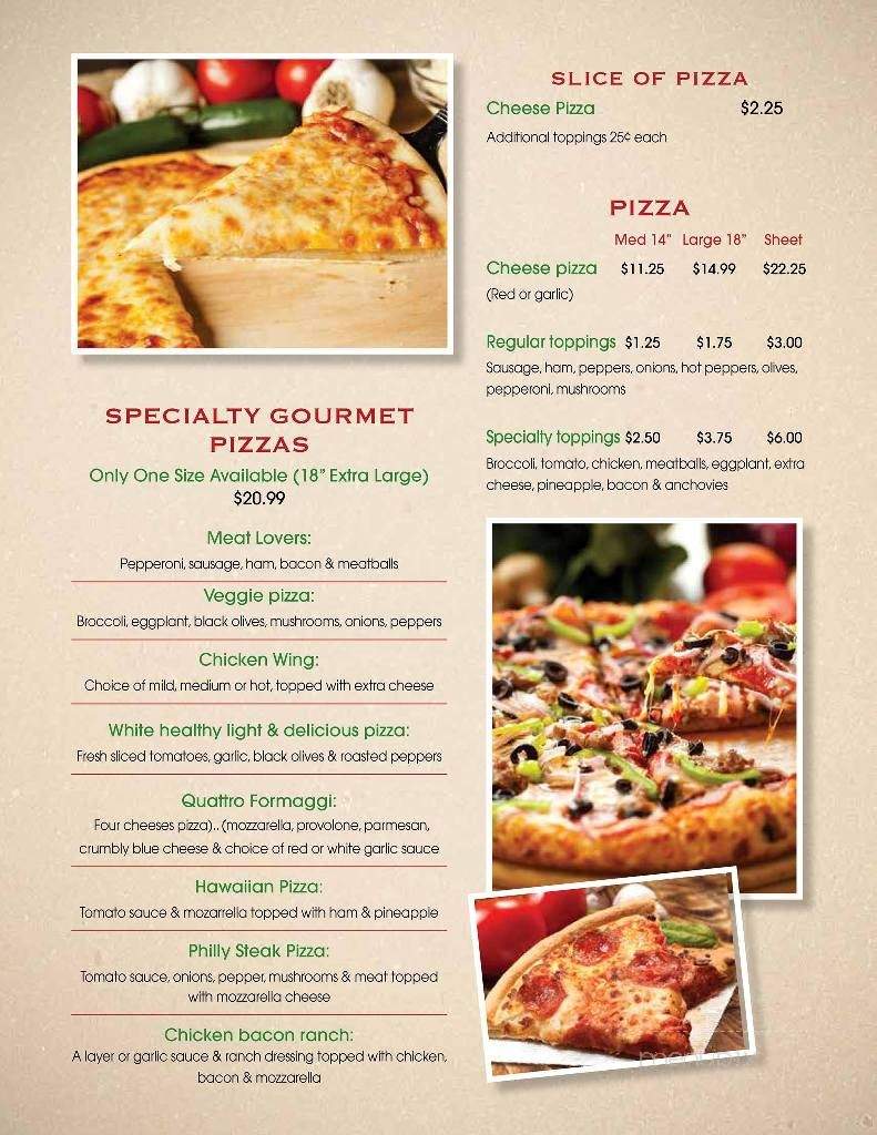 Passarella Pizzeria & Restaurant - Parish, NY menu_pic