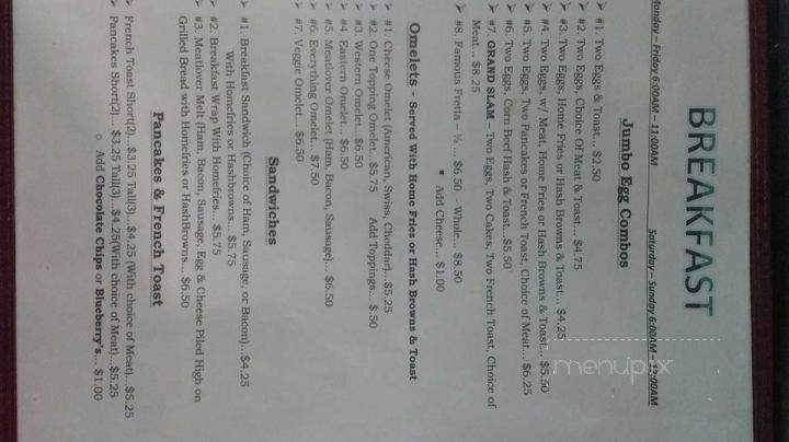 Cooks Village Diner - Weedsport, NY menu_pic