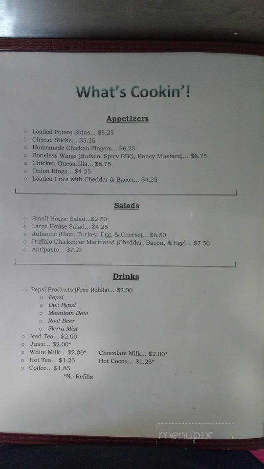 Cooks Village Diner - Weedsport, NY menu_pic