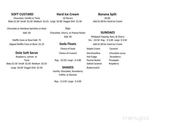 Kevanna's - Forestport, NY menu_pic