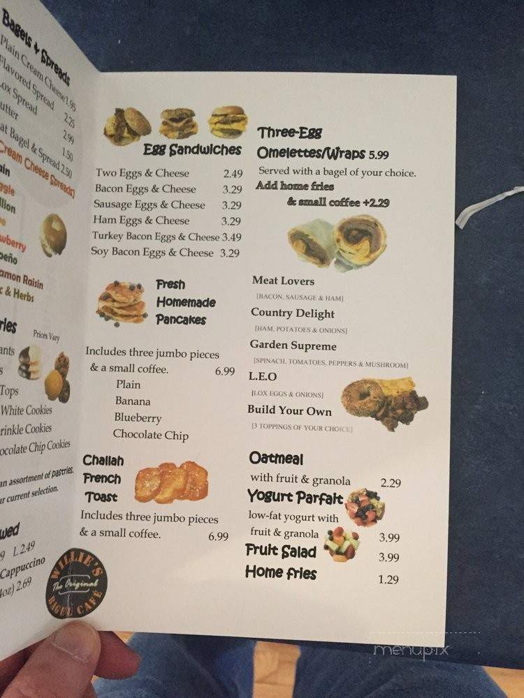 Willie's Bagel Cafe - Utica, NY menu_pic