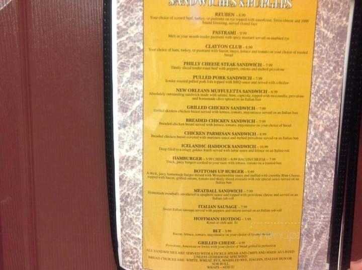 River Bottom Bar & Grill - Clayton, NY menu_pic