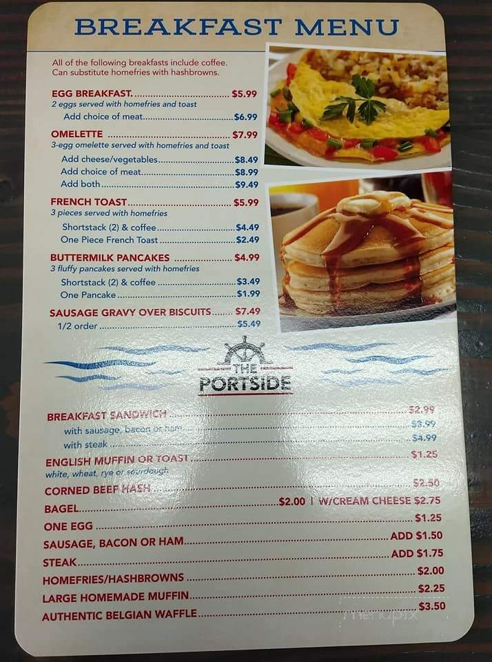 Portside Cafe & Bakery - Middleport, NY menu_pic