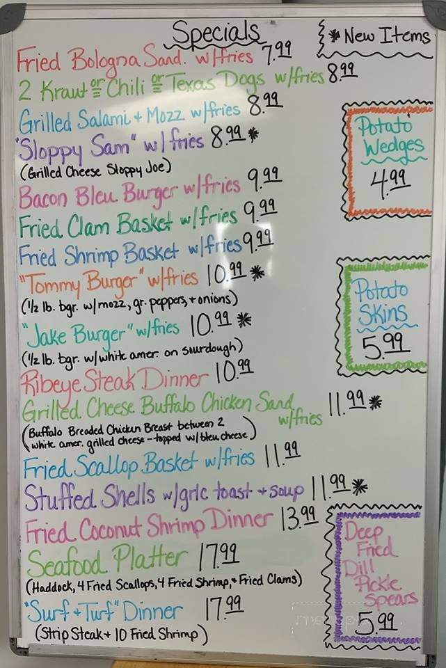 Portside Cafe & Bakery - Middleport, NY menu_pic