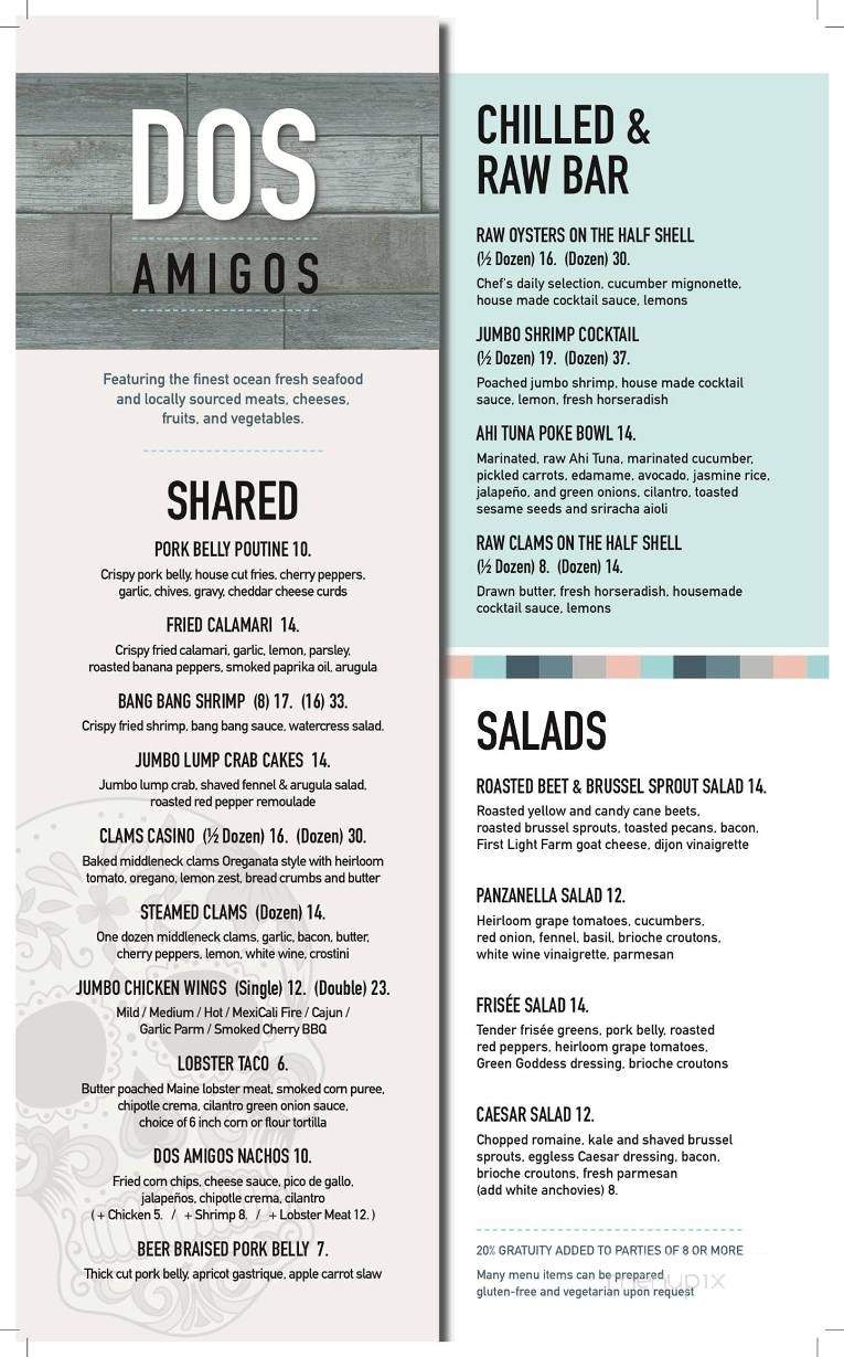 Dos Amigos On The Lake - Buffalo, NY menu_pic