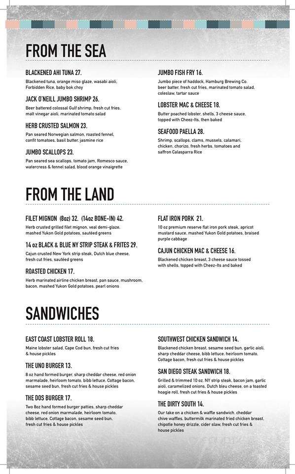 Dos Amigos On The Lake - Buffalo, NY menu_pic