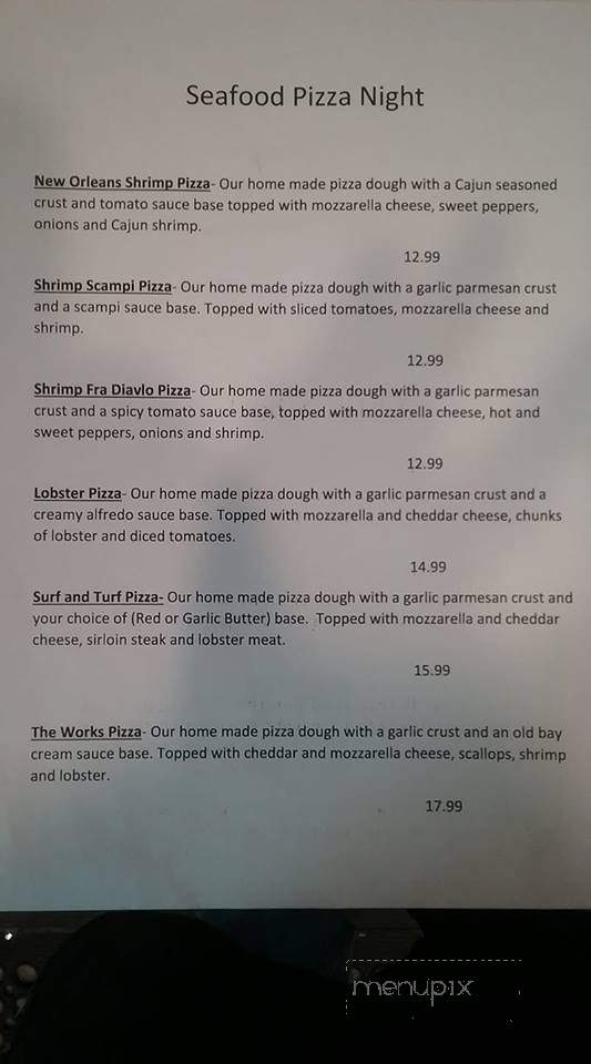 Route 5 Grill and Seafood - Hamburg, NY menu_pic