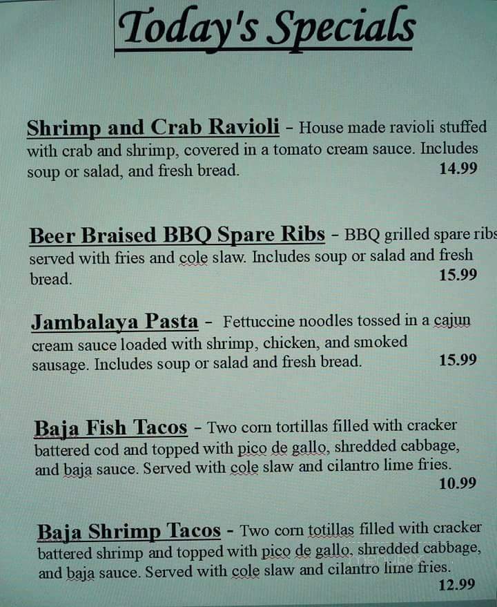 Route 5 Grill and Seafood - Hamburg, NY menu_pic