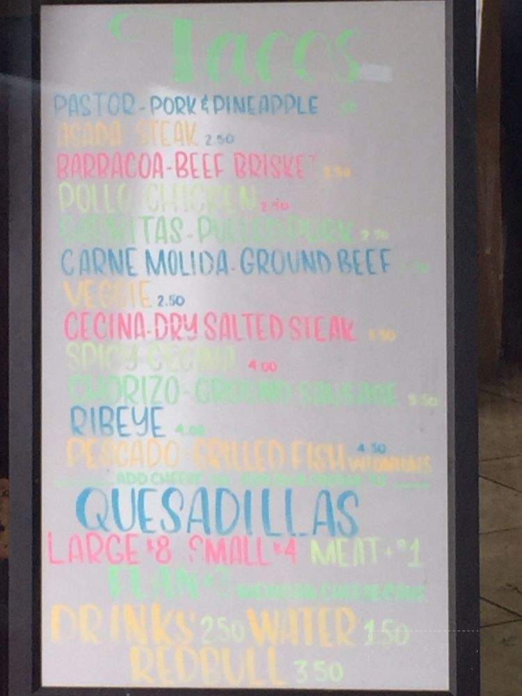 La Divina - Williamsville, NY menu_pic