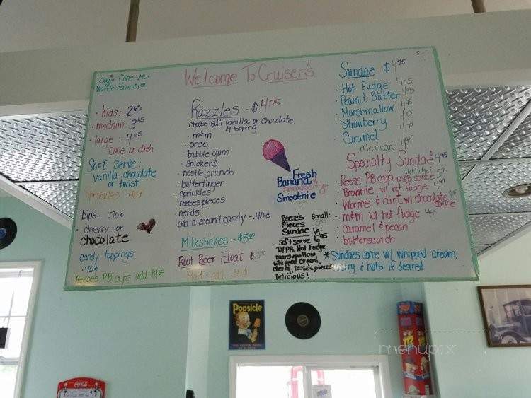 Cruiser's Creamery - Le Roy, NY menu_pic
