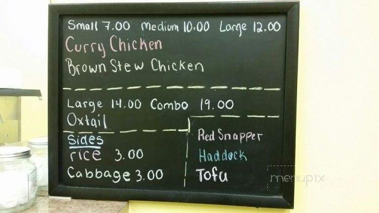 Home Taste Jamaican Restaurant - Scottsville, NY menu_pic