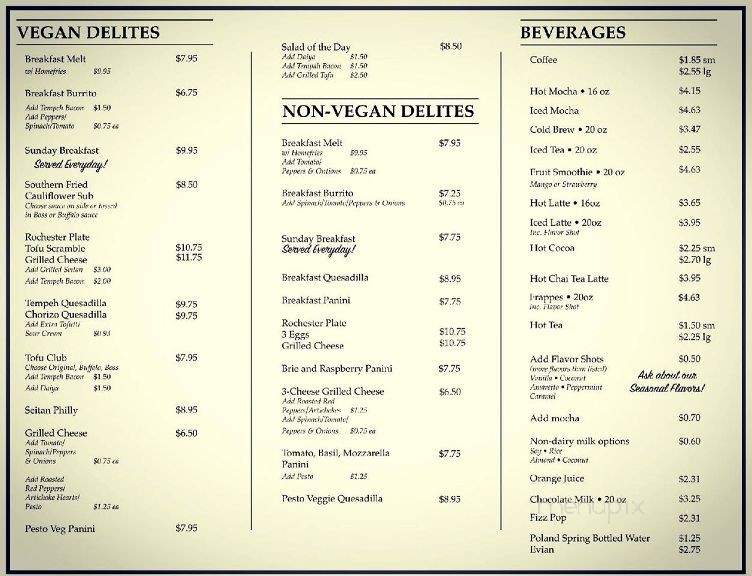 Hettie's Delites Cafe - Rochester, NY menu_pic