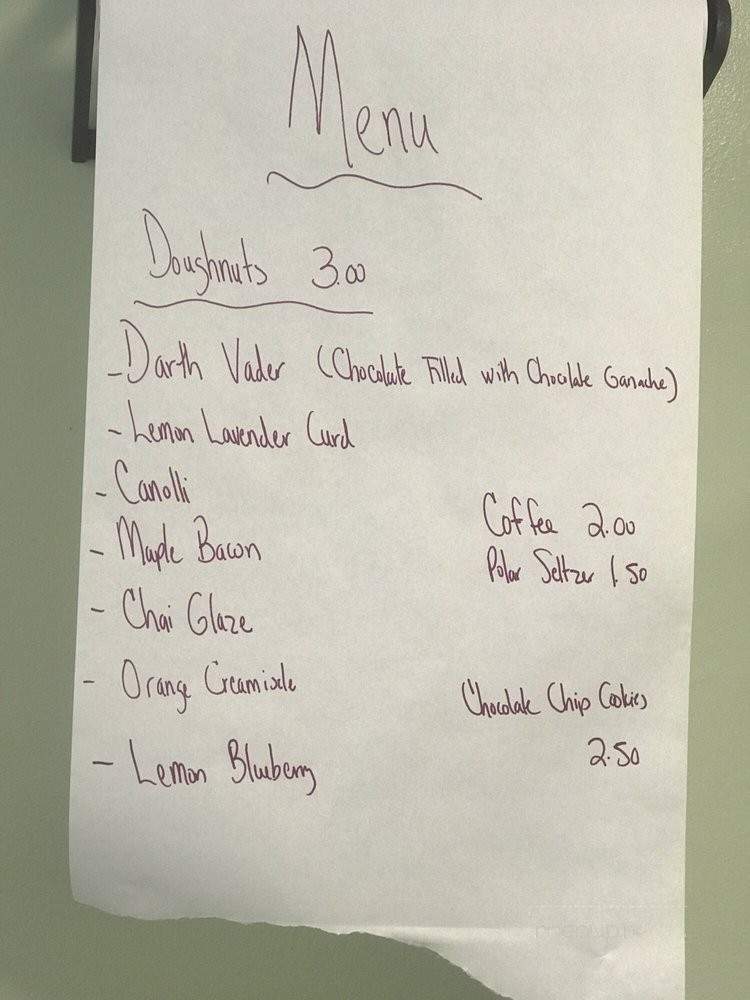 Misfit Doughnuts and Treats - Rochester, NY menu_pic