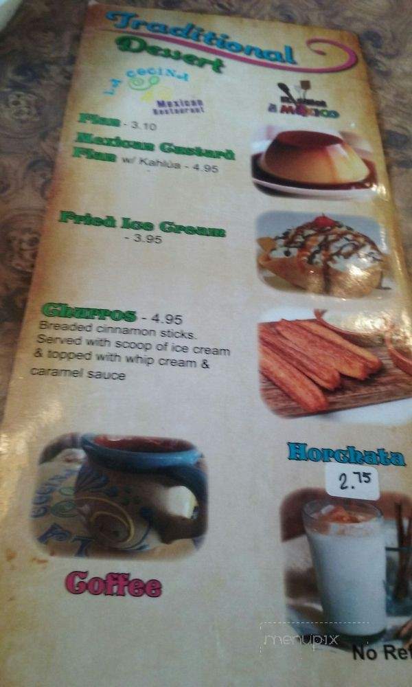 La Cocina - Lakewood, NY menu_pic
