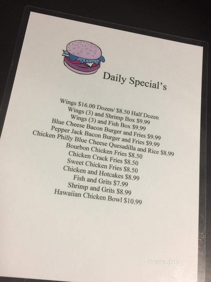 Claudette's Kitchen - New Kensington, PA menu_pic