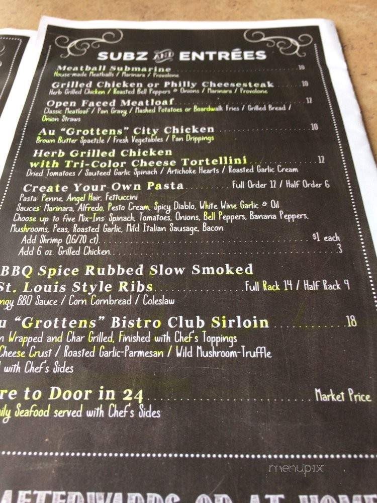 Au 'Grottens' Cafe & Catering - Bethel Park, PA menu_pic