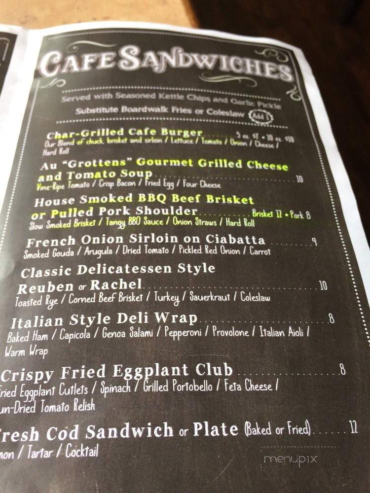 Au 'Grottens' Cafe & Catering - Bethel Park, PA menu_pic