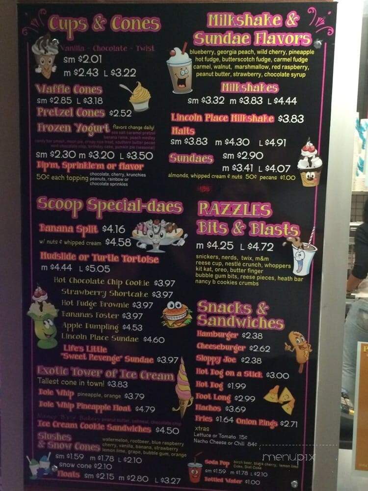 The Scoop - Pittsburgh, PA menu_pic