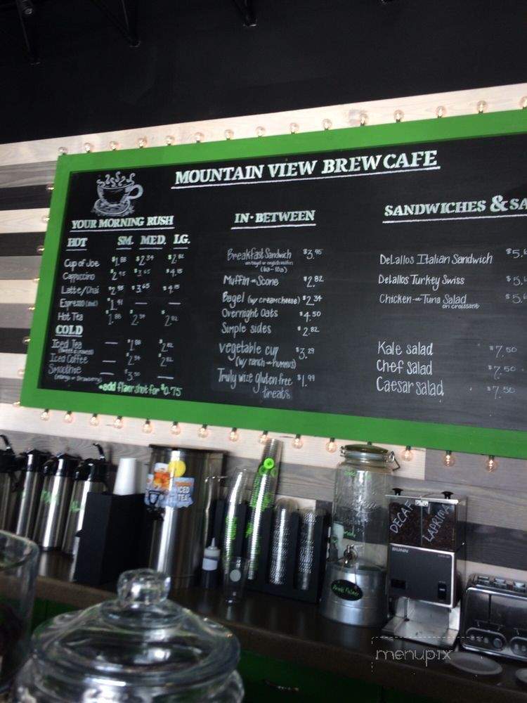 Mountain View Brew Cafe - Greensburg, PA menu_pic