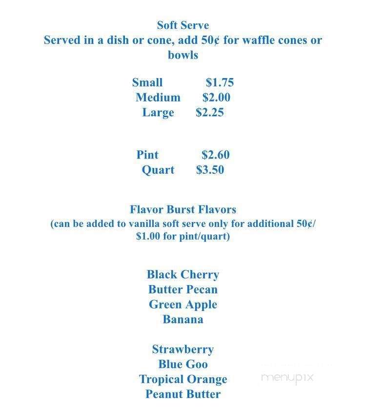 The Silver Bell - Davidsville, PA menu_pic