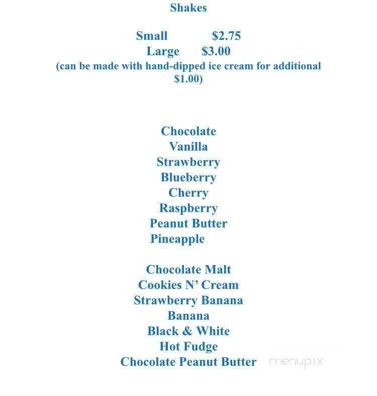 The Silver Bell - Davidsville, PA menu_pic